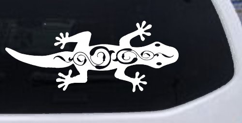 Lizard With Back Swirls Car or Truck Window Decal Sticker