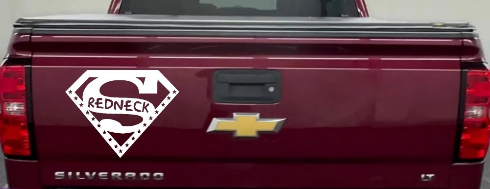 Super Redneck Country Car or Truck Window Decal Sticker