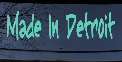 Made In Detroit Car or Truck Window Decal Sticker