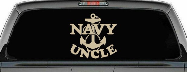 Navy Uncle Military Car or Truck Window Decal Sticker