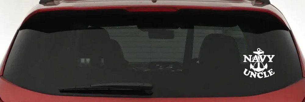 Navy Uncle Military Car or Truck Window Decal Sticker