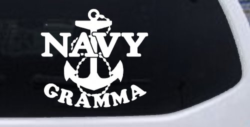 Navy Gramma Military Car or Truck Window Decal Sticker