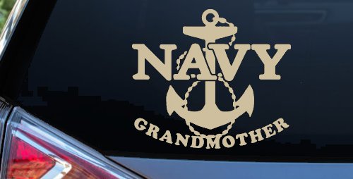 Navy Grandmother Military Car or Truck Window Decal Sticker