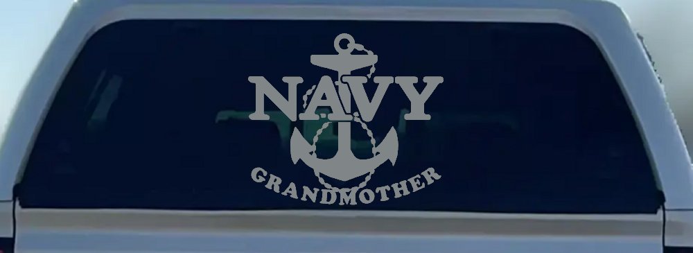 Navy Grandmother Military Car or Truck Window Decal Sticker