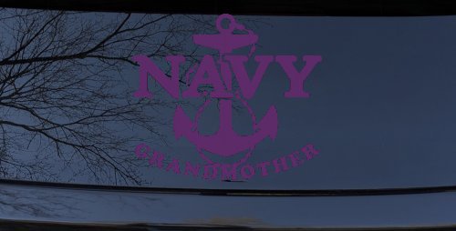Navy Grandmother Military Car or Truck Window Decal Sticker