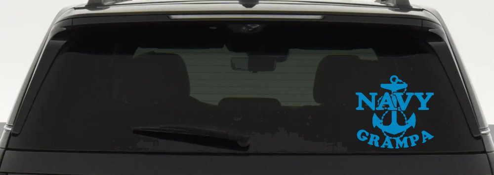 Navy Grampa Military Car or Truck Window Decal Sticker