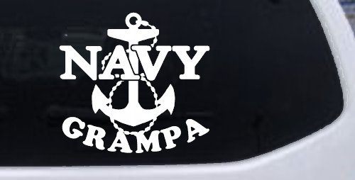 Navy Grampa Military Car or Truck Window Decal Sticker