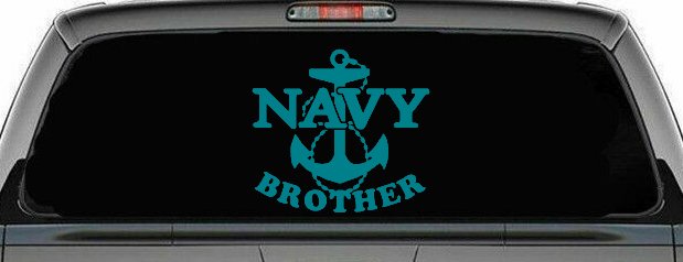 Navy Brother Military Car or Truck Window Decal Sticker