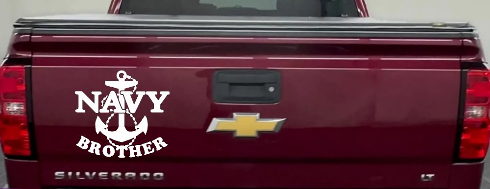 Navy Brother Military Car or Truck Window Decal Sticker