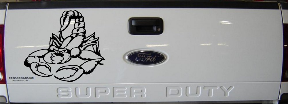 Mean Scorpion Car or Truck Window Decal Sticker