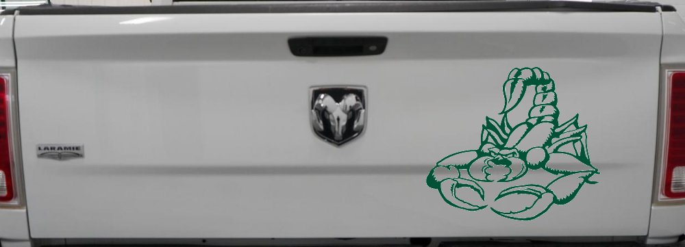 Mean Scorpion Car or Truck Window Decal Sticker
