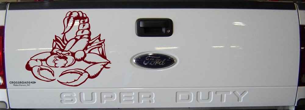 Mean Scorpion Car or Truck Window Decal Sticker