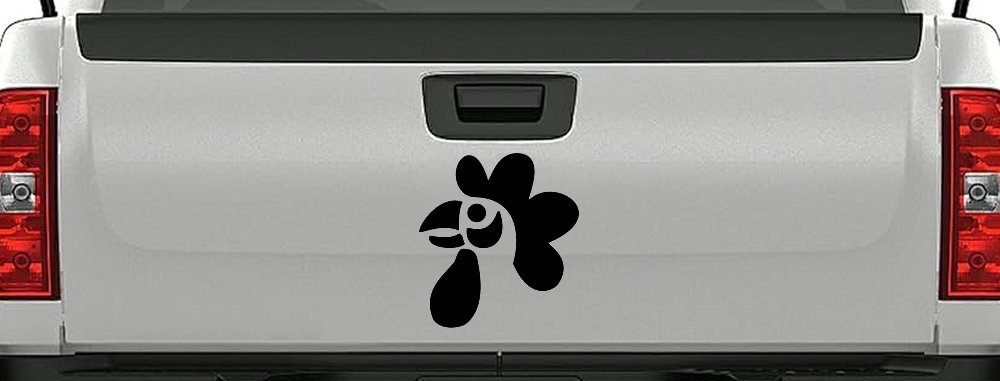 Rooster Head Car or Truck Window Decal Sticker