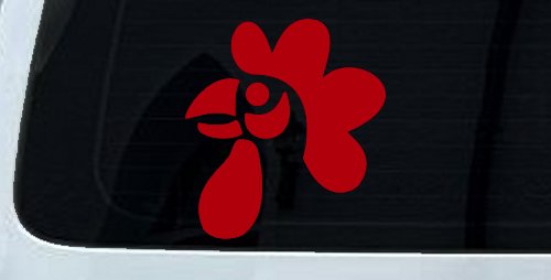 Rooster Head Car or Truck Window Decal Sticker