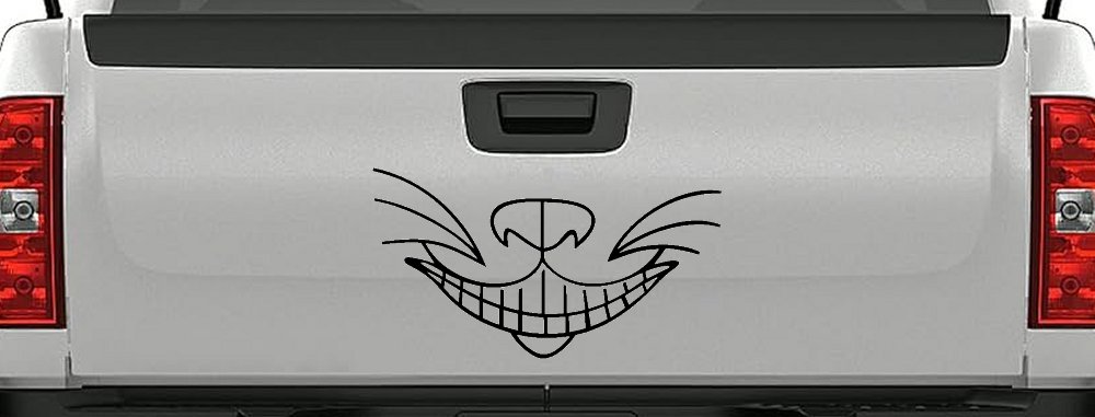 Cat Smile Face Car or Truck Window Decal Sticker