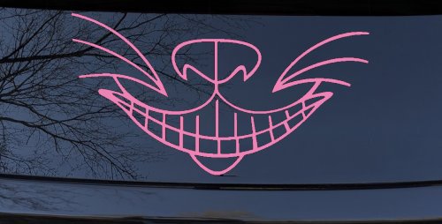 Cat Smile Face Car or Truck Window Decal Sticker