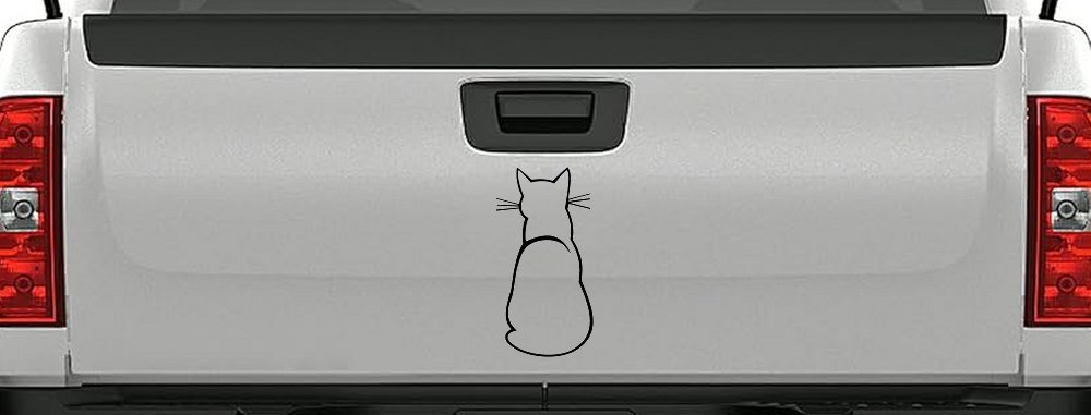 Cat Back Car or Truck Window Decal Sticker