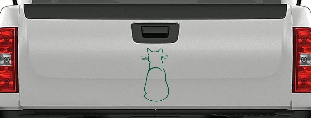 Cat Back Car or Truck Window Decal Sticker
