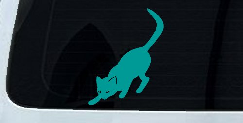 Cat Stalking Car or Truck Window Decal Sticker