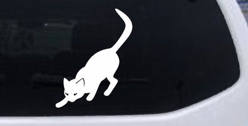 Cat Stalking Car or Truck Window Decal Sticker