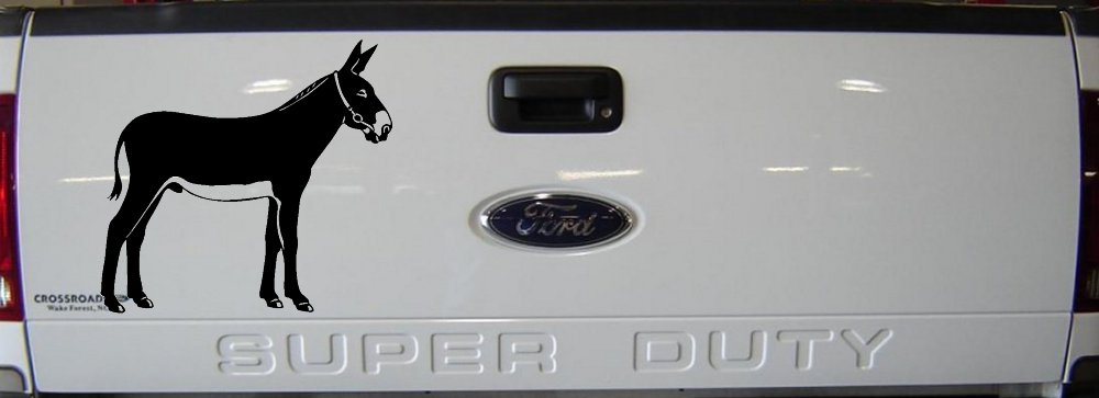 Donkey Jackass Mule Car or Truck Window Decal Sticker