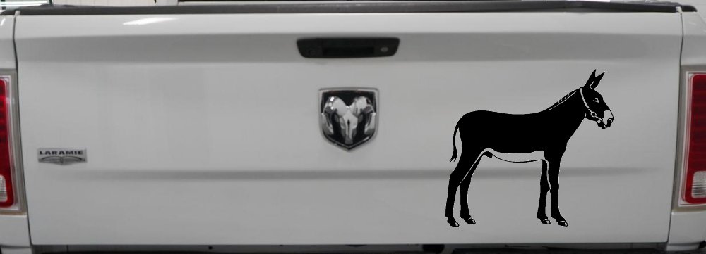 Donkey Jackass Mule Car or Truck Window Decal Sticker