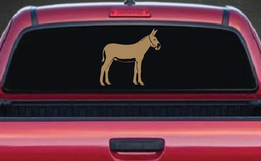 Donkey Jackass Mule Car or Truck Window Decal Sticker