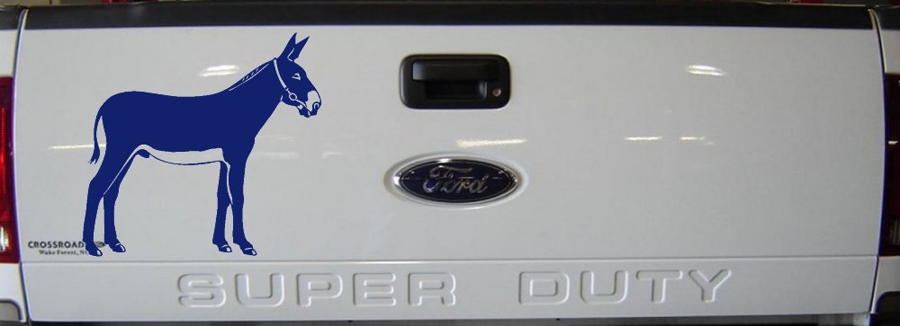 Donkey Jackass Mule Car or Truck Window Decal Sticker
