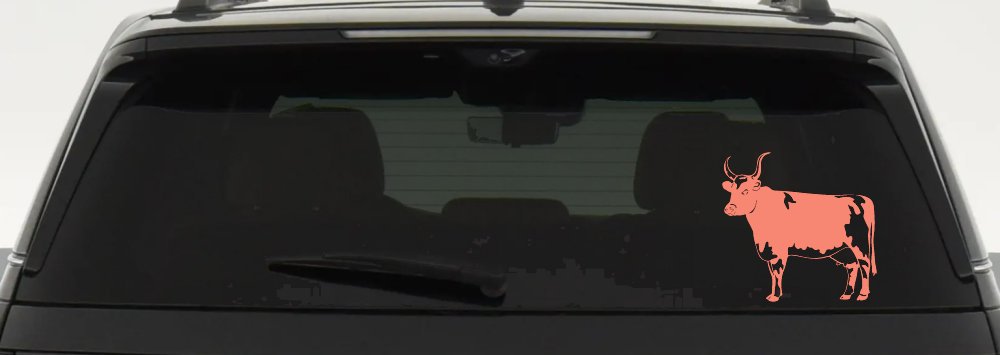 Cow Bull Car or Truck Window Decal Sticker