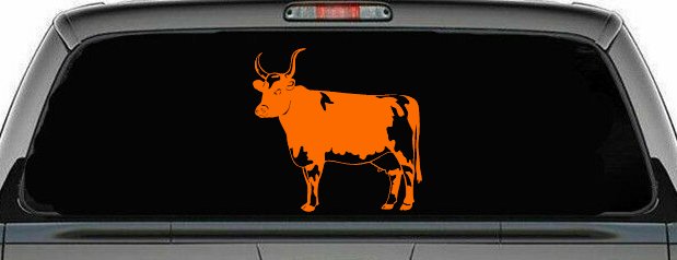 Cow Bull Car or Truck Window Decal Sticker