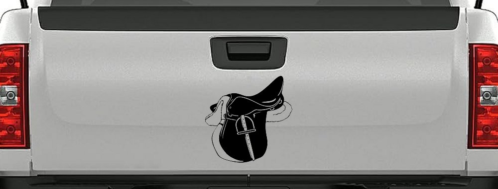 Horse Saddle Western Car or Truck Window Decal Sticker