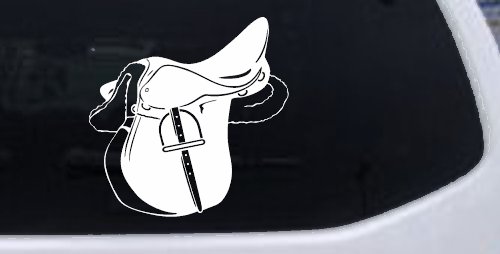 Horse Saddle Western Car or Truck Window Decal Sticker