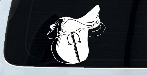 Horse Saddle Western Car or Truck Window Decal Sticker