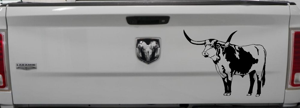 Longhorn Bull Car or Truck Window Decal Sticker