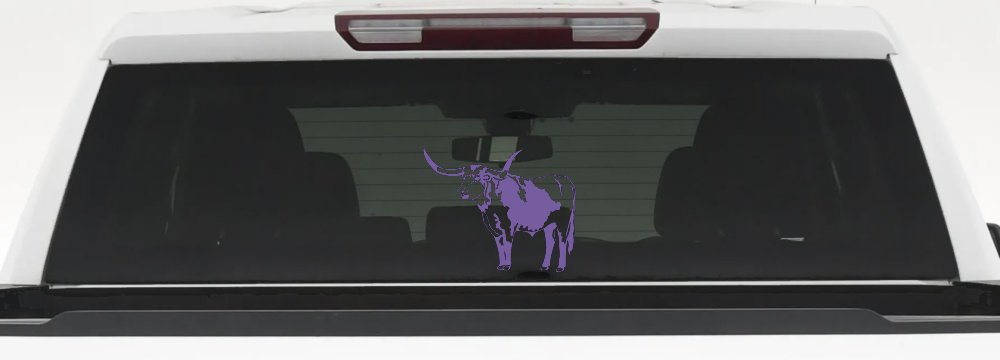 Longhorn Bull Car or Truck Window Decal Sticker