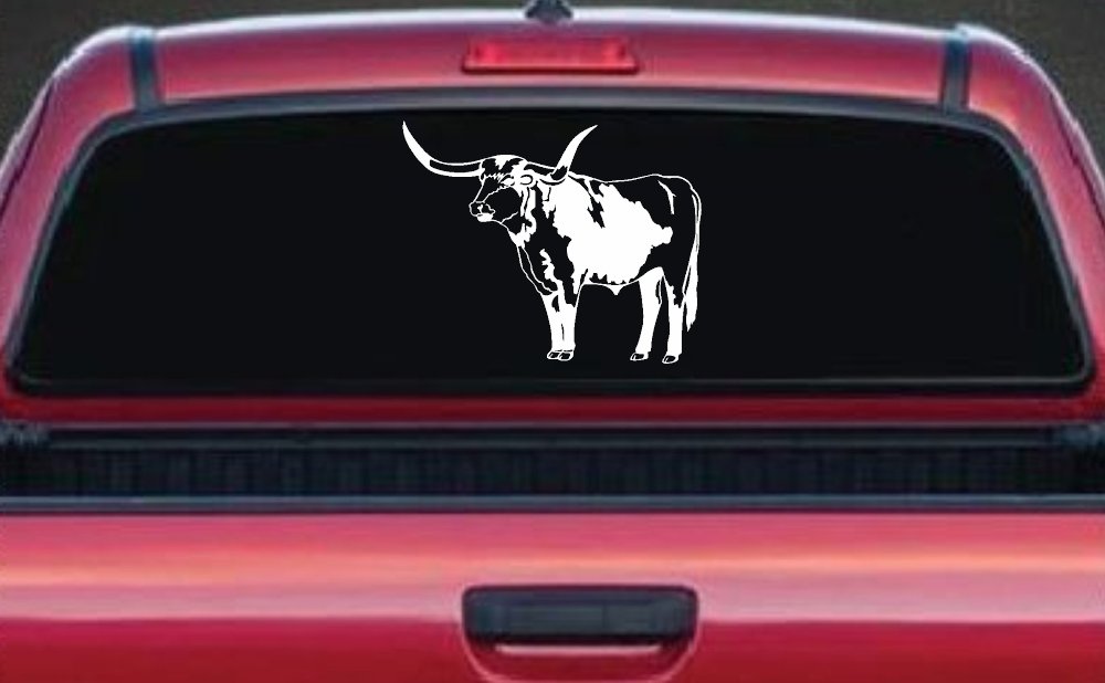 Longhorn Bull Car or Truck Window Decal Sticker