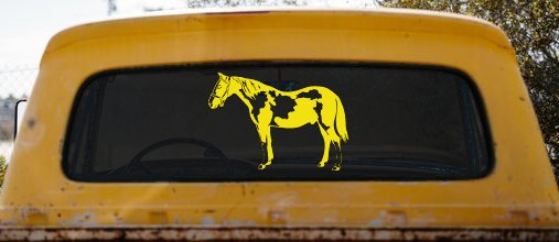 Paint Horse Car or Truck Window Decal Sticker