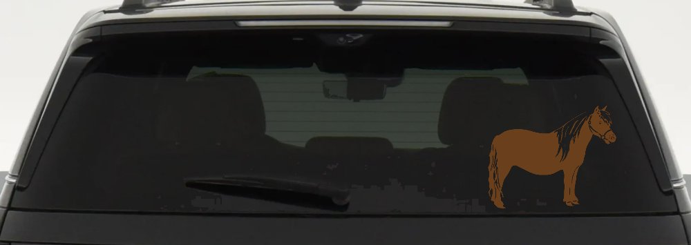 Shelton Pony Car or Truck Window Decal Sticker (Copper)