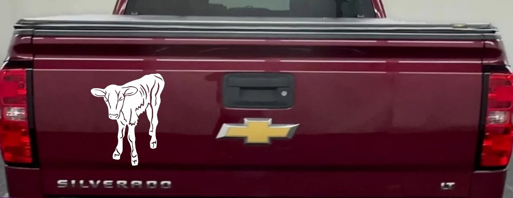 Baby Calf Car or Truck Window Decal Sticker
