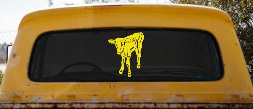 Baby Calf Car or Truck Window Decal Sticker