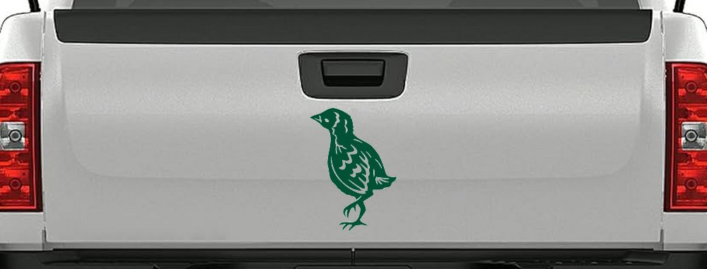 Baby Chick Car or Truck Window Decal Sticker (Dark Green)