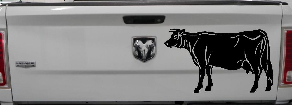 Solid Cow Car or Truck Window Decal Sticker