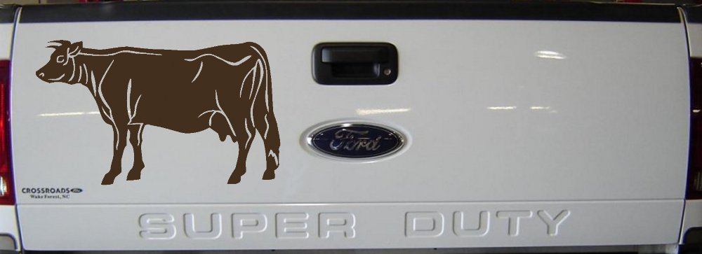 Solid Cow Car or Truck Window Decal Sticker