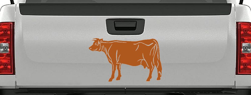 Solid Cow Car or Truck Window Decal Sticker