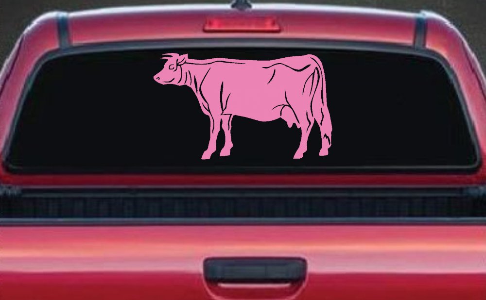 Solid Cow Car or Truck Window Decal Sticker