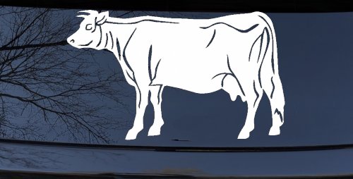 Solid Cow Car or Truck Window Decal Sticker