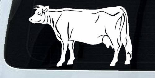 Solid Cow Car or Truck Window Decal Sticker