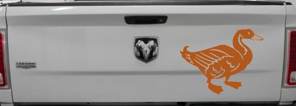 Solid Duck Car or Truck Window Decal Sticker