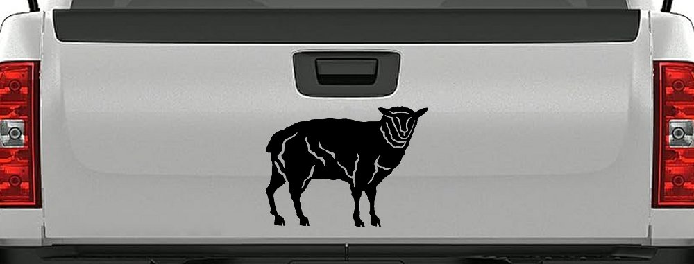 Solid Lamb Car or Truck Window Decal Sticker