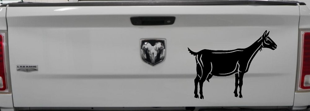 Solid Goat Car or Truck Window Decal Sticker